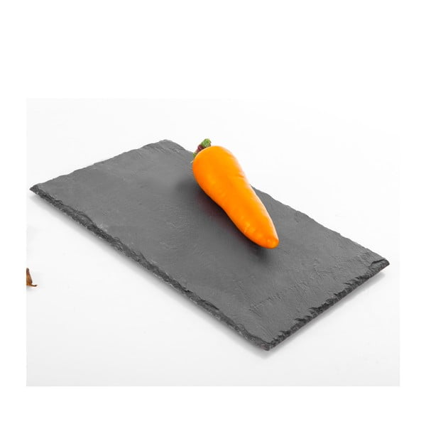 Tacka łupkowa do serwowania Bambum Nevada, 31x21 cm-image-3