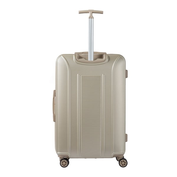 Beżowa walizka na kółkach Murano, 75x46 cm