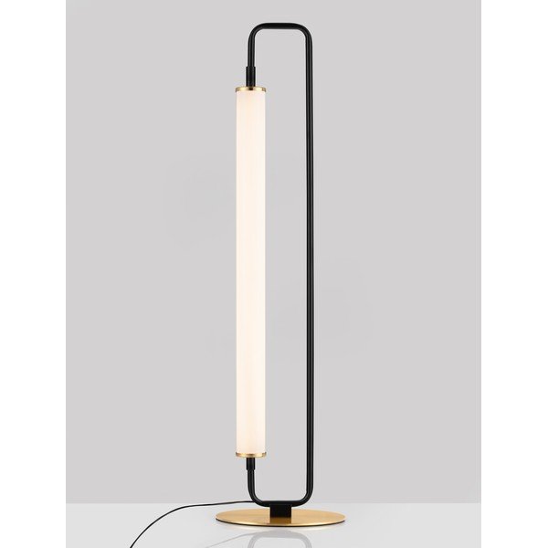 Biała/w kolorze matowej czerni metalowa lampa stołowa LED (wysokość 68 cm) Wetro – Nova Luce-image-4