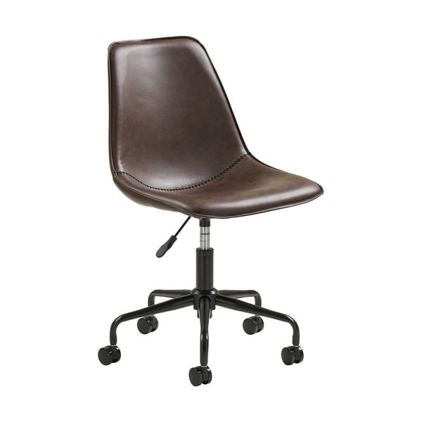 Ciemnobrązowe krzesło biurowe Monaco – House Nordic