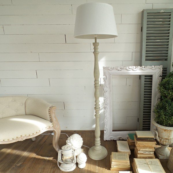 Szara lampa stojąca Orchidea Milano Hamptons
