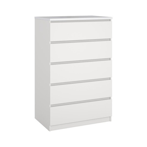 Biała komoda 77x121x50 cm Naia – Tvilum