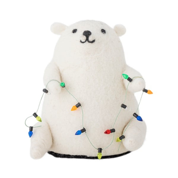 Biała dekoracja świetlna Wally – Bloomingville