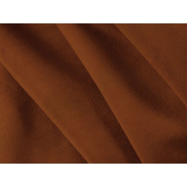 Aksamitna sofa do spania w kolorze terakoty 184 cm – Micadoni -image-4