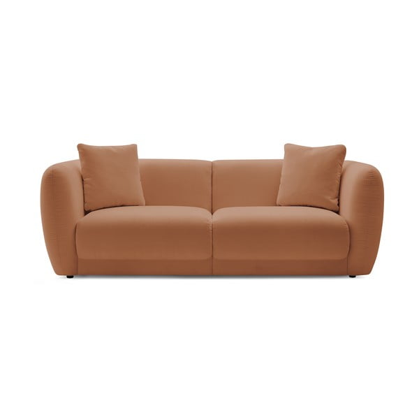 Pomarańczowa sofa 230 cm Bourbon – Bobochic Paris
