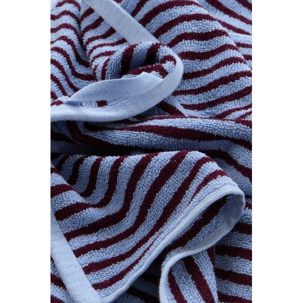 Bordowe/jasnoniebieskie bawełniane ręczniki zestaw 2 szt. 30x50 cm Dixie – Jotex-image-3