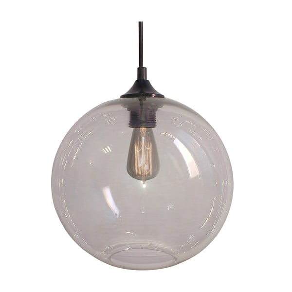 Lampa sufitowa Edison, transparentna