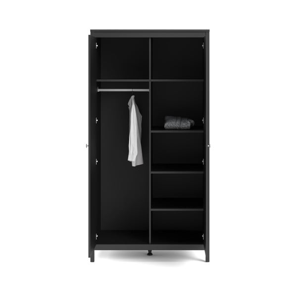Czarna szafa 102x199 cm Madrid – Tvilum-image-4