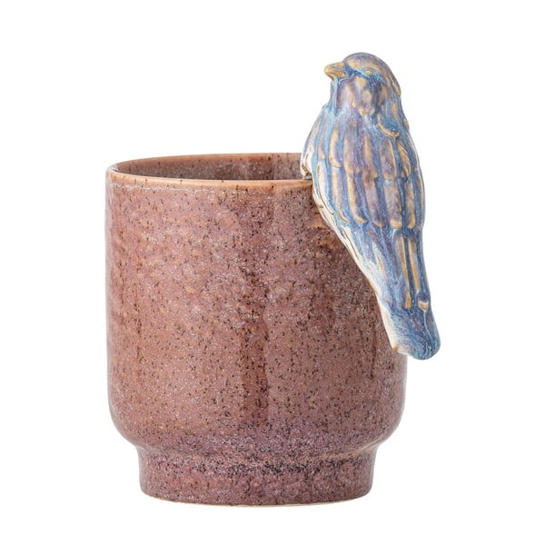 Kamionkowa ręcznie malowana osłonka na doniczkę ø 11 cm Larky – Bloomingville