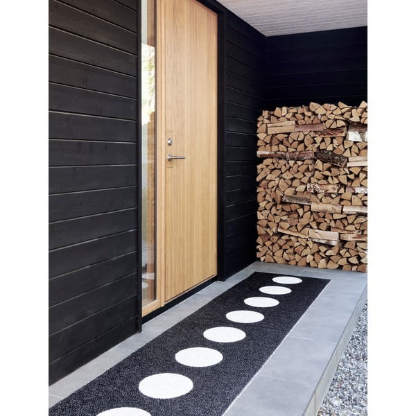 Czarno-biały dywan odpowiedni na zewnątrz 70x90 cm Vera Black – Pappelina-image-3