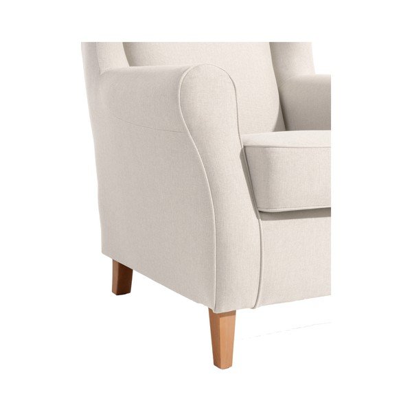 Kremowy fotel uszak Max Winzer Lorris Cream-image-4