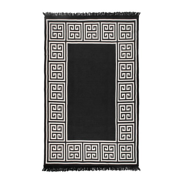 Beżowo-czarny dywan dwustronny Cihan Bilisim Tekstil Athena, 140x215 cm