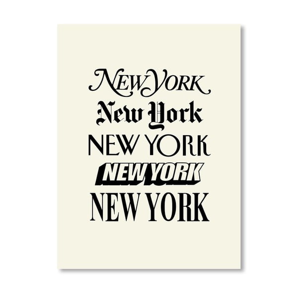 Plakat "New York", 42x60 cm
