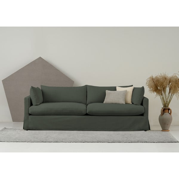 Ciemnozielona sofa 244 cm Horn – Scandic-image-1
