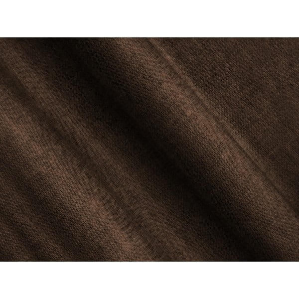 Ciemnobrązowy aksamitny narożnik (lewostronny/w kształcie litery U) Loretto – Cosmopolitan Design-image-4