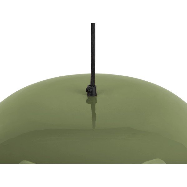 Zielona lampa wisząca z metalowym kloszem ø 40 cm Dome – Leitmotiv-image-3