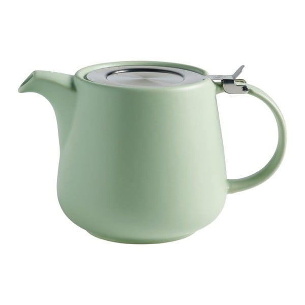 Zielony dzbanek ceramiczny z sitkiem na herbatę sypaną Maxwell & Williams Tint, 1,2 l
