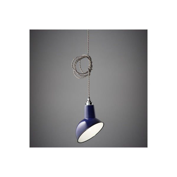 Lampa wisząca Miniature Angled Cloche Midnight Blue