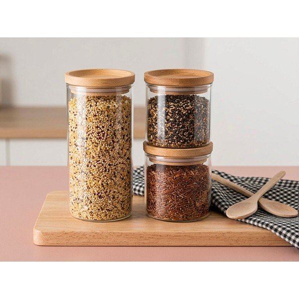 Zestaw 3 szklanych pojemników Hermetic – Ego Dekor-image-1