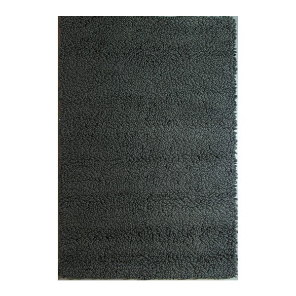 Dywan wełniany Dutch Carpets Loop Black Uni, 160 x 230 cm