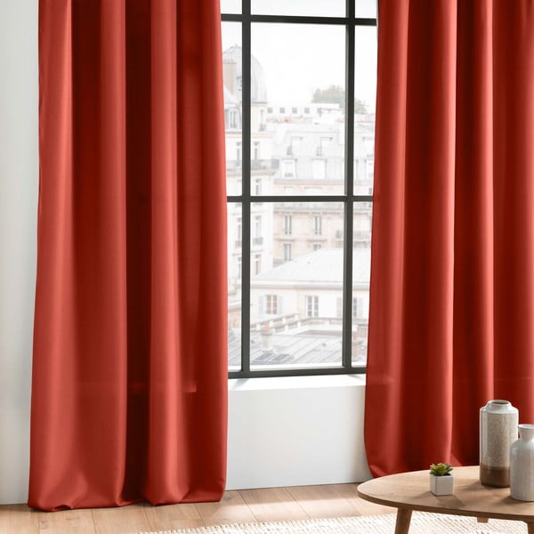 Ceglasta zasłona 140x260 cm Essentiel – douceur d'intérieur-image-2