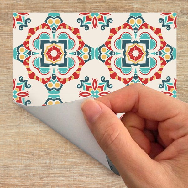 Komplet 24 naklejek na meble Ambiance Georgina, 10x10 cm-image-1