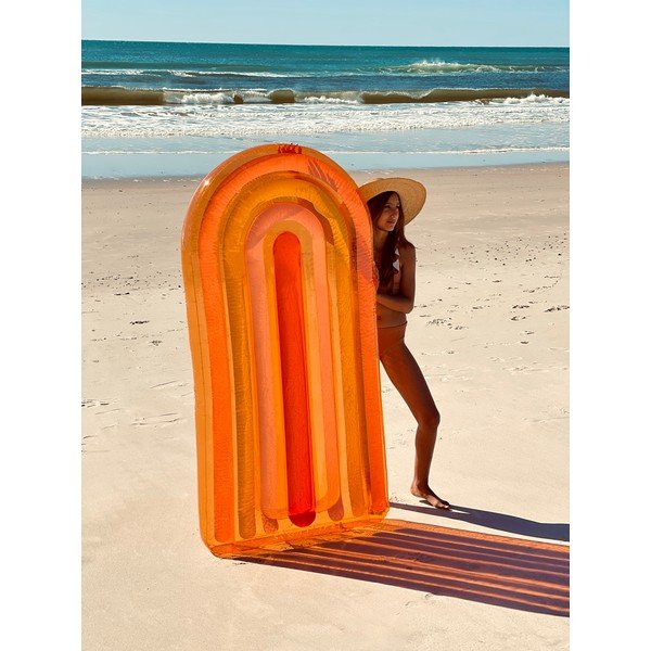 Leżak dmuchany Sunnylife Luxe Rainbow-image-1