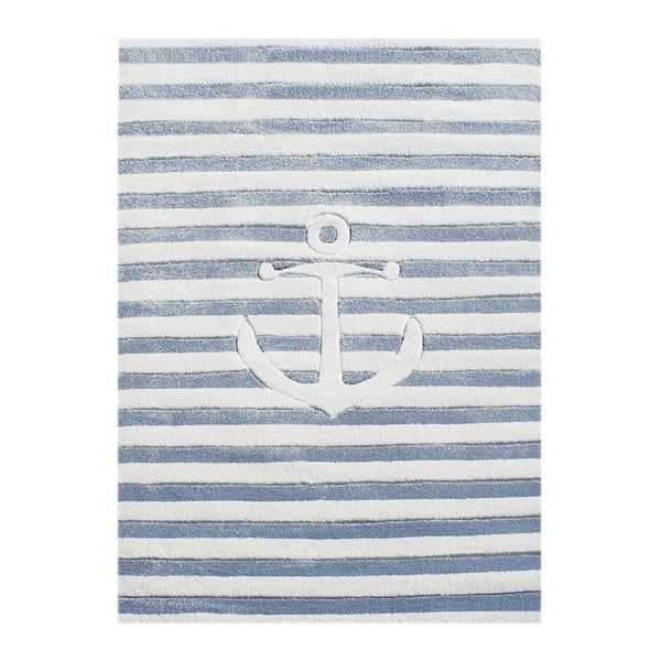 Niebieski dywan dziecięcy Happy Rugs Little Sailor, 120x180 cm