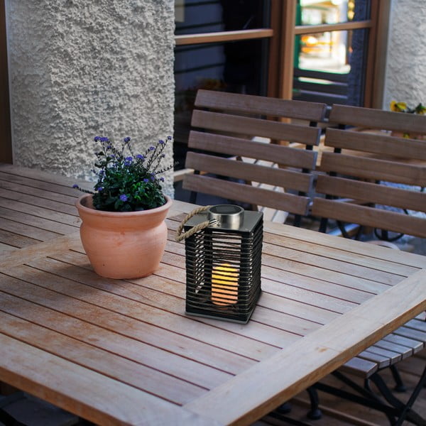 Solarna lampa zewnętrzna LED (wysokość 28 cm) Santana – Trio-image-2