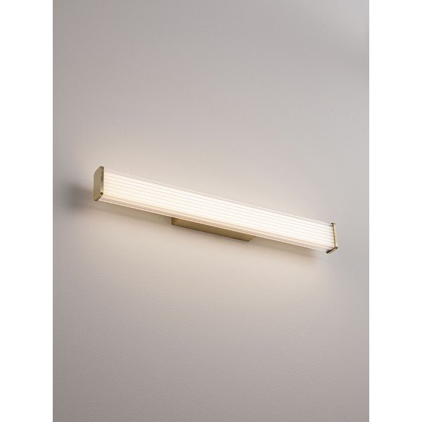 Metalowy kinkiet LED w kolorze matowego złota Misty – Nova Luce-image-4