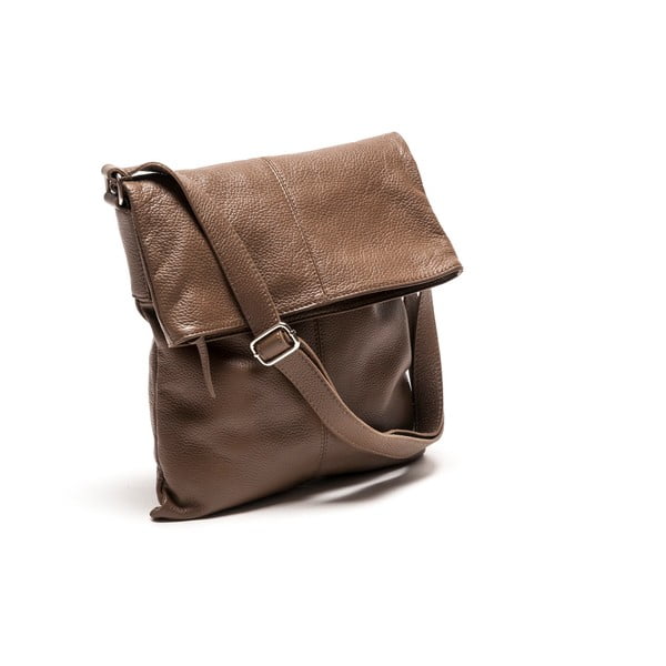 Skórzana torebka Luisa Vanini 1031 Fango-image-3