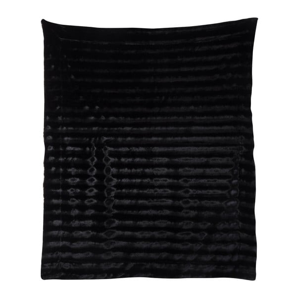 Pled Home Collection Black Plush, 120 x 150 cm