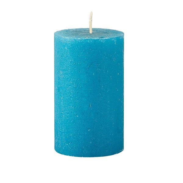 Niebieska świeczka KJ Collection Konic, ⌀ 6x10 cm