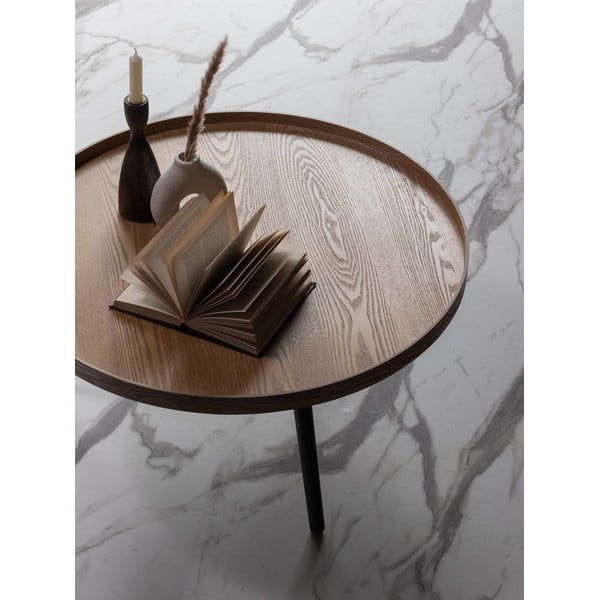 Beżowo-czarny stolik WOOOD Mesa, ø 78 cm-image-1