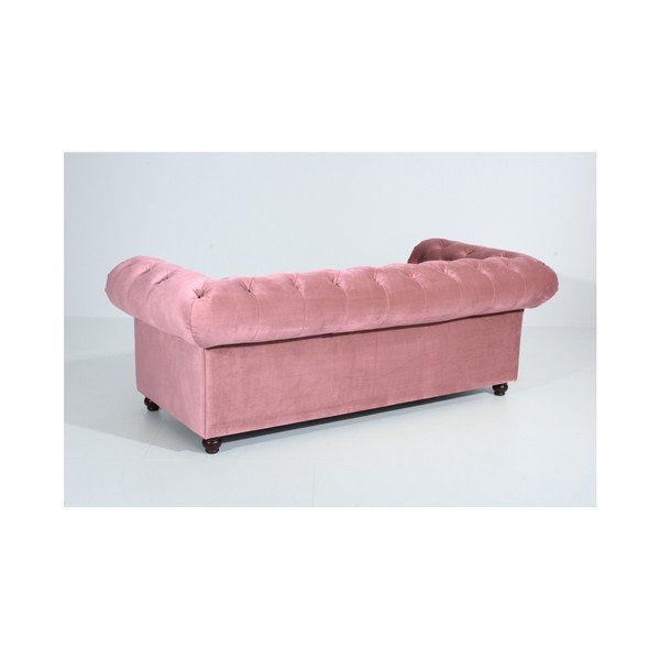 Różowa sofa Max Winzer Orleans Velvet, 216 cm-image-4