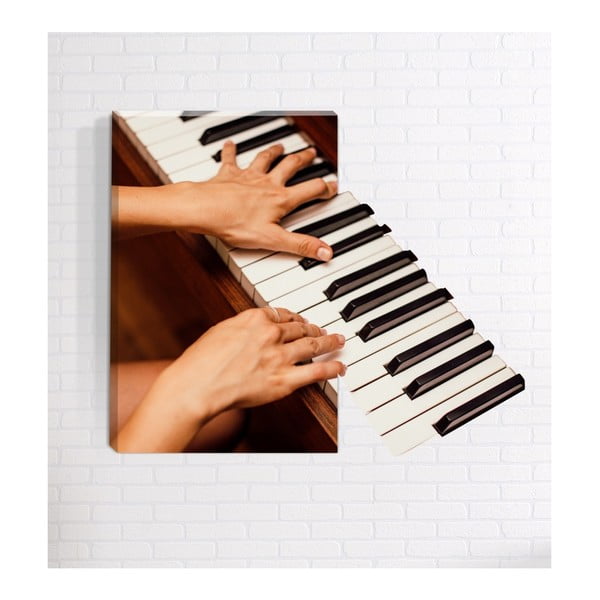 Obraz ścienny 3D Mosticx Piano, 40x60 cm
