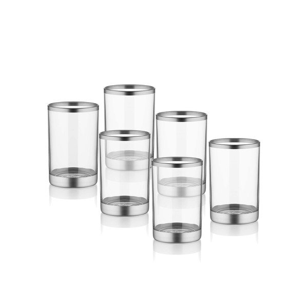 Zestaw 6 literatek Mia Glam Silver, 100 ml-image-1