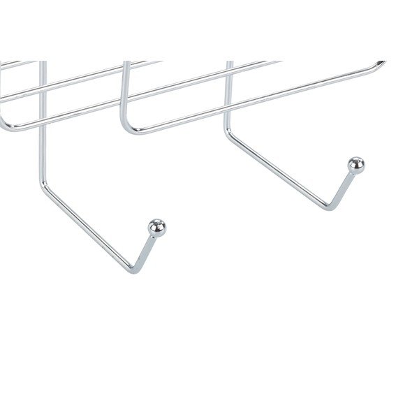 Wisząca stalowa półka łazienkowa w kolorze srebra z połyskiem Martos – Allstar-image-4