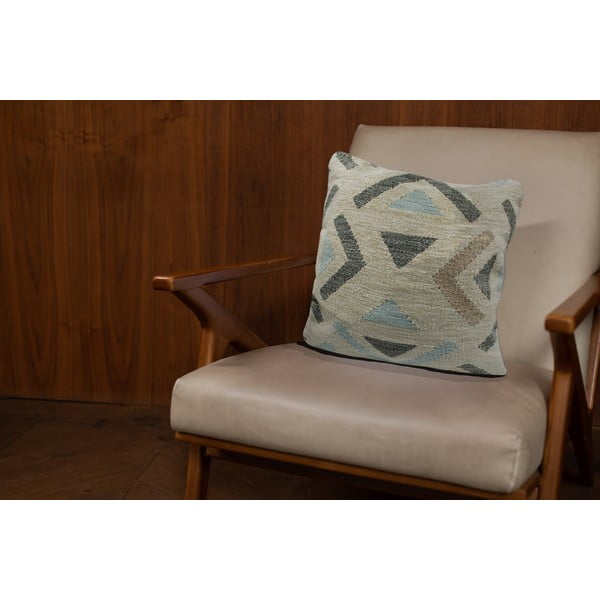 Poduszka zewnętrzna z tworzywa z recyklingu Green Decore Beaver, 45x45 cm-image-3