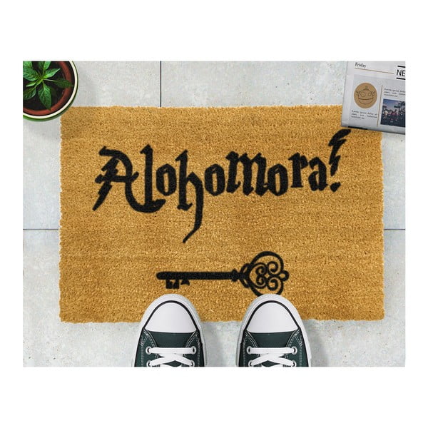 Wycieraczka z naturalnego kokosowego włókna Artsy Doormats Alohomora, 40x60 cm-image-2