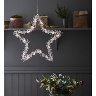Świąteczna wisząca dekoracja świetlna Markslöjd Tangle Star, wys. 45 cm