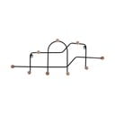 Czarny metalowy wieszak ścienny 71 cm Maze – PT LIVING