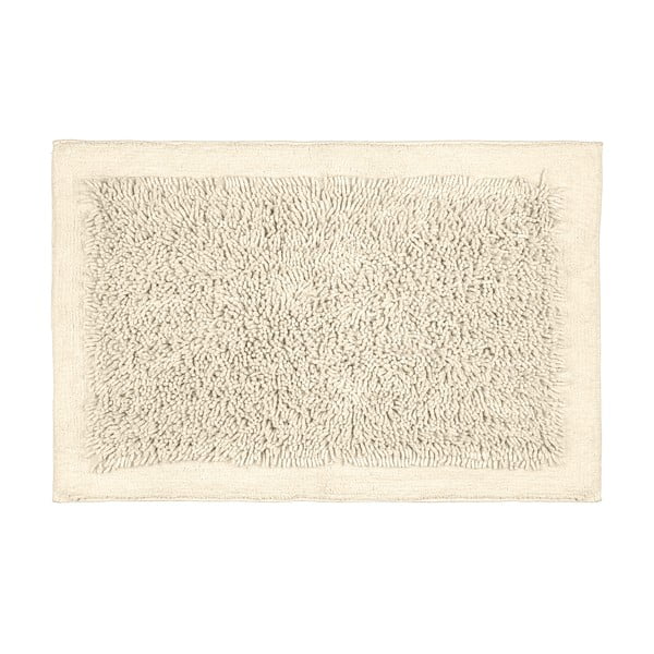 Kremowy tekstylny dywanik łazienkowy 60x90 cm Sidyma – Wenko