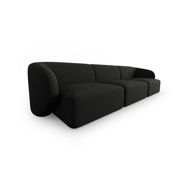 Czarna sofa 259 cm Shane – Micadoni Home-image-1