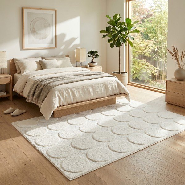 Kremowy dywan 120x170 cm Bubble – ESTE-image-3