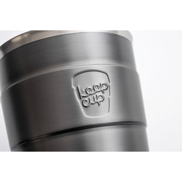 Szary kubek podróżny z wieczkiem KeepCup Nitro Thermal, 340 ml-image-1