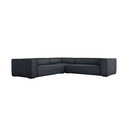 Ciemnoniebieski skórzany narożnik (strona zmienna) Madame – Windsor & Co Sofas