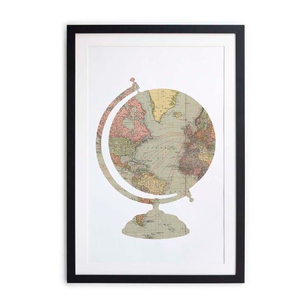 Obraz Little Nice Things Globe, 40x60 cm