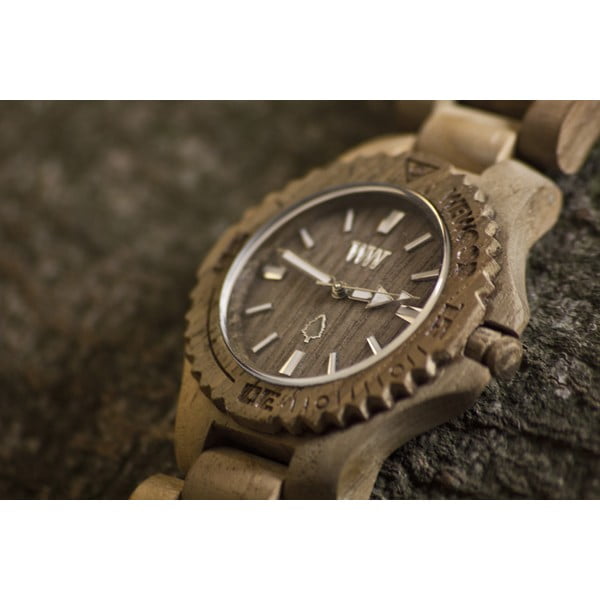 Drewniany zegarek Date Teak-image-1