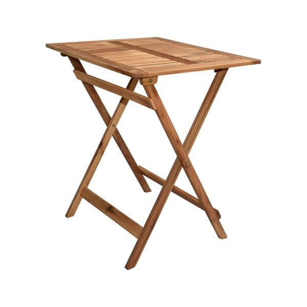 Stół ogrodowy z litego drewna akacjowego 55x65 cm Ema – Rojaplast